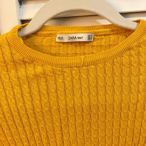 Zara light sweater perfect for  spring 💛